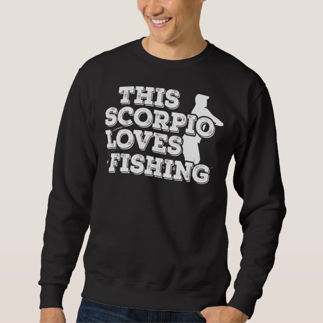 Sudadera A este escorpión le encanta pescar (Anverso)