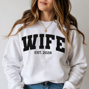 Sudadera a juego para luna de miel personalizada,