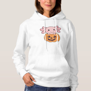 Sudadera A La Calabaza Axolotl Le Encantan Los Animales Dul