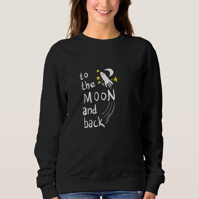 Sudadera A la luna y de vuelta (Anverso)