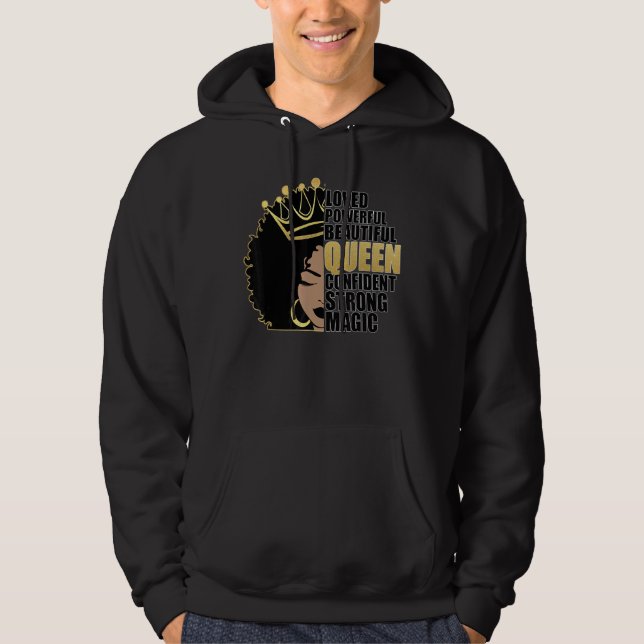 Sudadera A la Reina de la Diva Afro le encantó la poderosa  (Anverso)