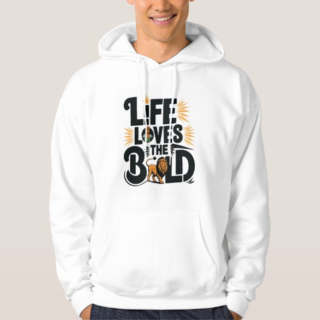 Sudadera A la vida le encanta la negrita (Anverso)