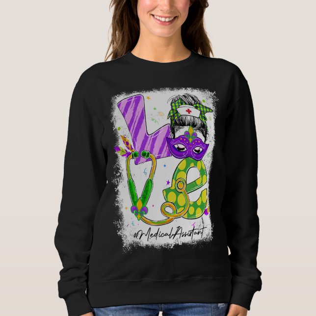 Sudadera A las mujeres les encanta el tonto asistente médic (Anverso)