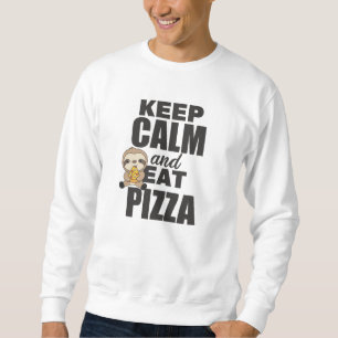 Sudadera A los amantes de la pizza Sloth Pizza les encanta