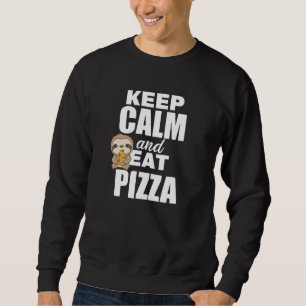 Sudadera A los amantes de la pizza Sloth Pizza les encanta