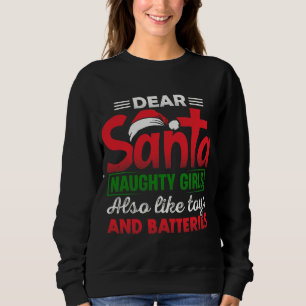 Sudadera A los Chicas de Santa Naughn también les gustan lo