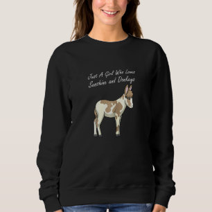 Sudadera A los chicas les gusta la granja de mulas de bebes