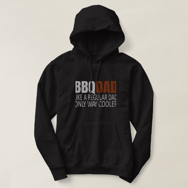 Sudadera A los hombres BBQDad les gusta un papá normal sólo (Diseño del anverso)