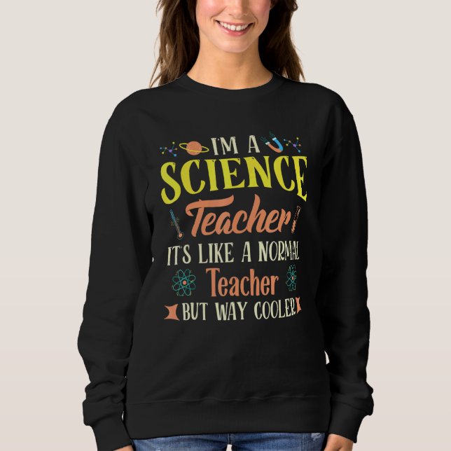 Sudadera A Los Profesores De Ciencia Les Gusta Un Profesor  (Anverso)