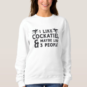 Sudadera A Los Propietarios De Cockatiel Me Gustan Las Aves