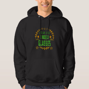 Sudadera A Mi Edad Necesito Gafas Humor Sarcástico Alcohóli