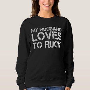 Sudadera A Mi Esposo Le Encanta El Bosque Ruck Rucking Fore