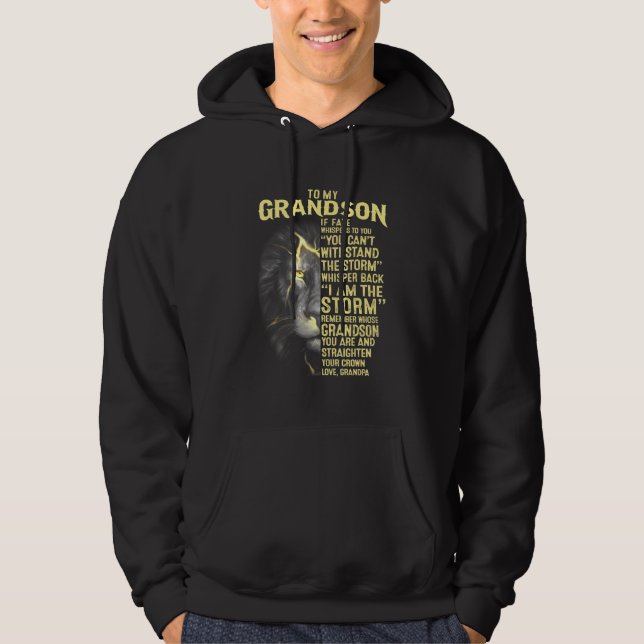 Sudadera A mi nieto tu abuelo de amor (Anverso)