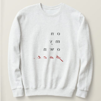 Sudadera ¡a mi propio ritmo! tipografía inversa motivaciona