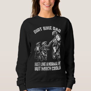 Sudadera A papá de bicicleta sucia le gusta un papá normal 