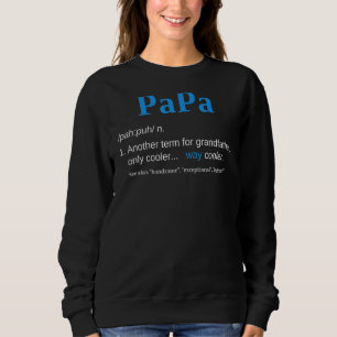 Sudadera A papá le gusta la definición de abuelo solamente