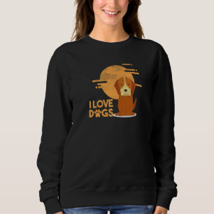 Sudadera A Puppy Lover Me Encanta Perro Rescate Animal Masc