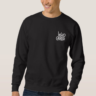 Sudadera A quién le importa la camiseta completa básica