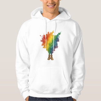 Sudadera A rainbow in beige boots 