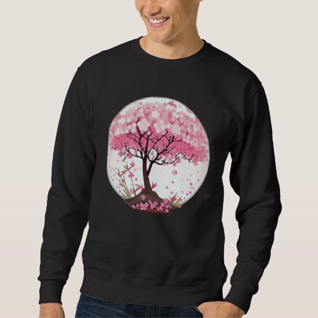 Sudadera A Refreshing and Enchanting Cherry Blossom Globe (Anverso)