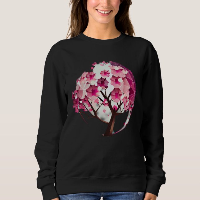 Sudadera A Refreshing and Vibrant Cherry Blossom Tree of li (Anverso)