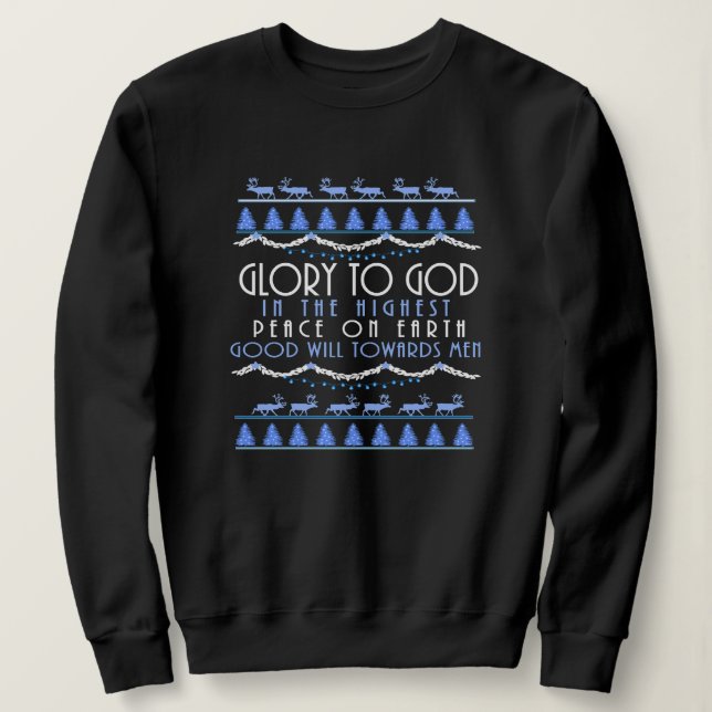 Sudadera A Savior Christ The Lord Christmas (Anverso del diseño)