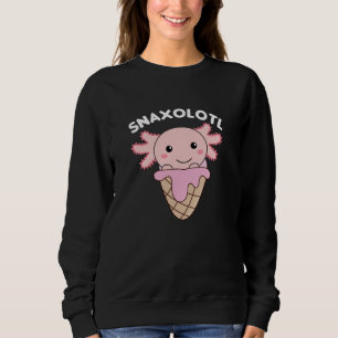 Sudadera A Snaxolotl Axolotl Les Encantan Los Animales Dulc