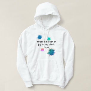 Sudadera "A splash of joy" hoodie for men