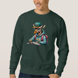 Sudadera A studious giraffe2