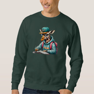 Sudadera A studious giraffe2