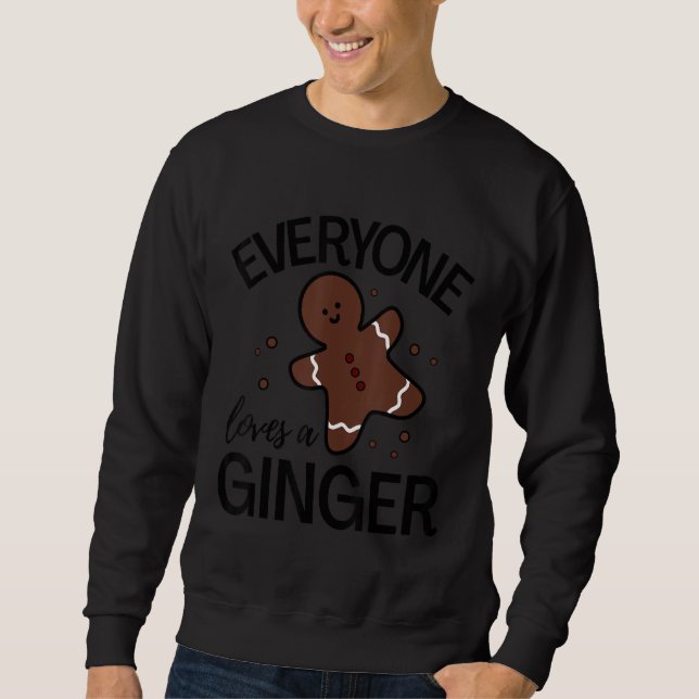 Sudadera A Todos Les Encanta Un Ginger - Divertido Cute - G (Anverso)