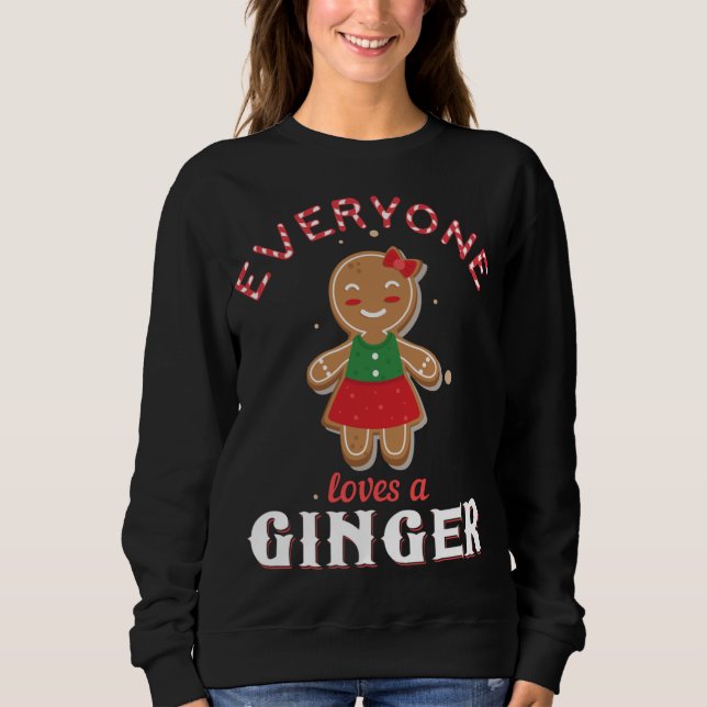Sudadera A Todos Les Encanta Un Ginger Divertido Cute Ginge (Anverso)