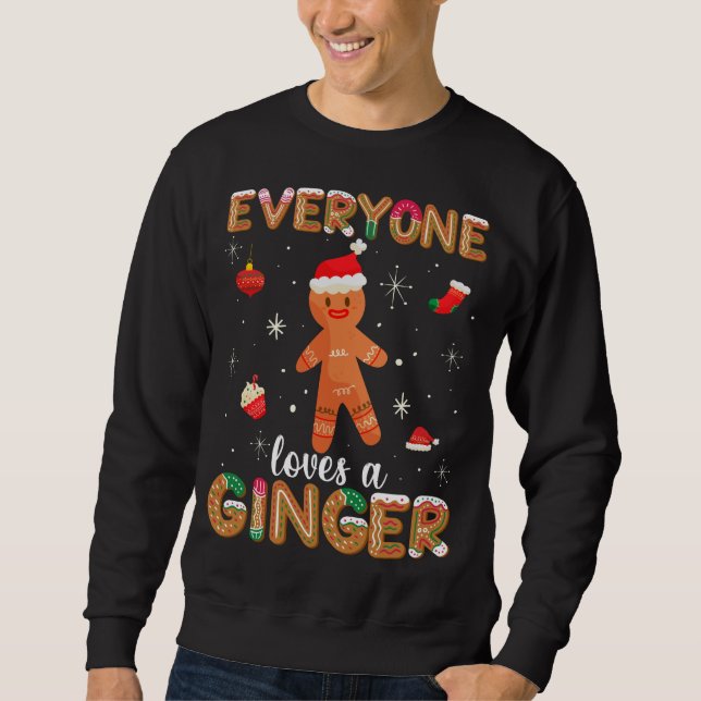 Sudadera A todos les gusta Ginger Cute Gingerbread Cookie C (Anverso)