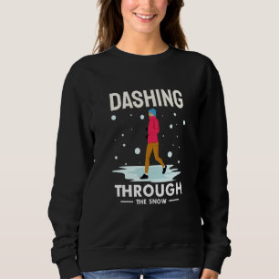 Sudadera A través de la nieve corriendo jogging racing snow