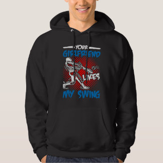 Sudadera A tu novia le gusta mi swing