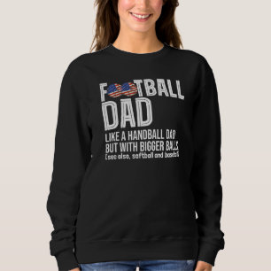 Sudadera A Un Padre De Fútbol Le Gusta Un Papá De Balonmano