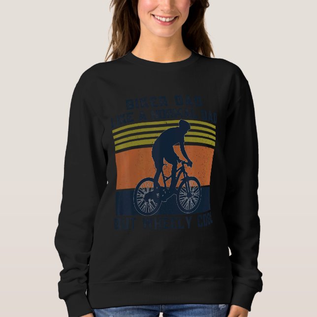 Sudadera A Un Papá Biker Le Gusta Un Papá Normal Pero A Qui (Anverso)