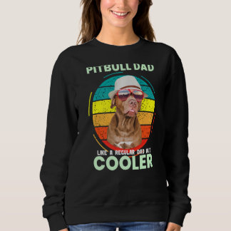 Sudadera A Un Papá Pitbull Le Gusta Un Padre Regular Pero A