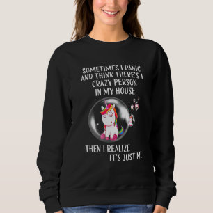 Sudadera A veces me da pánico y pienso que hay una persona