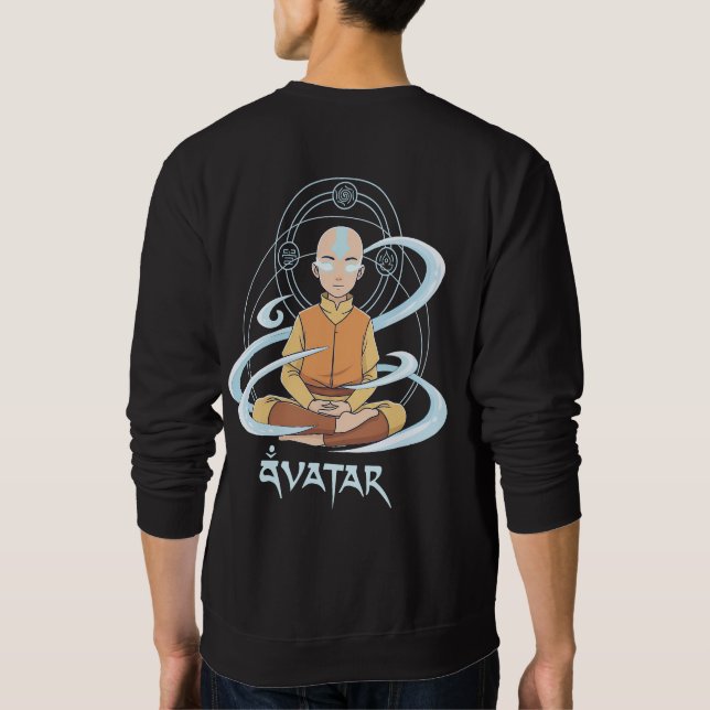 Sudadera Aang – Equilibrio sobre la guerra (Reverso)