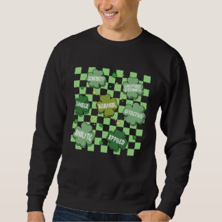 Sudadera ABA Behavior Analyst St Patrick s Day Technician T