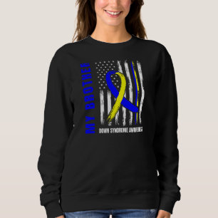 Sudadera Abajo Derecha Síndrome de Down Brother Down Bander