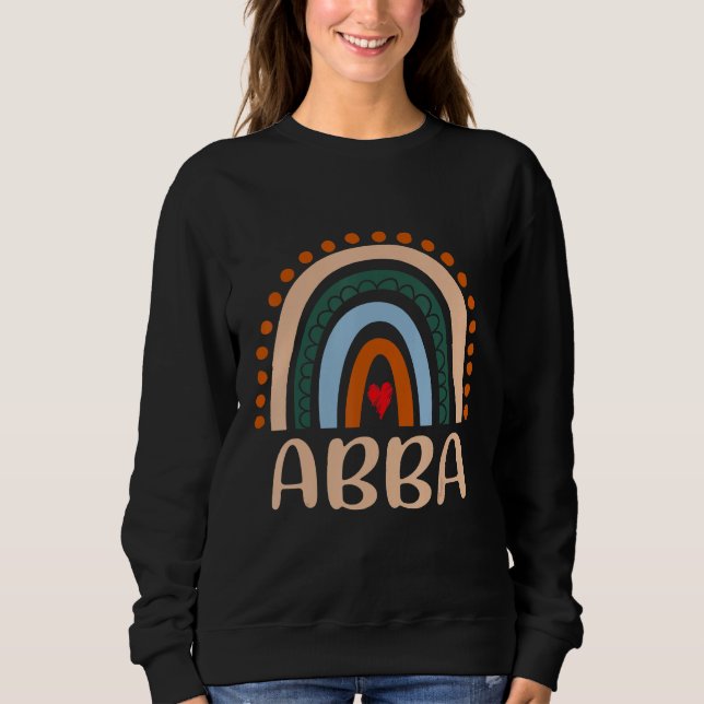 Sudadera Abba Rainbow Grandma Cute Mothers Day  Abba (Anverso)