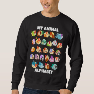 Sudadera ABC Identificación De Animales A Tipos Z De Animal