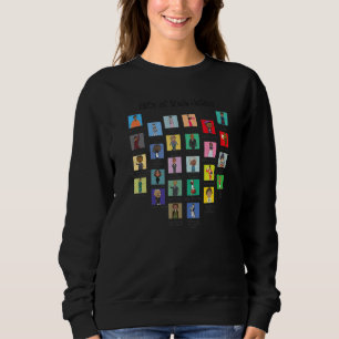 Sudadera Abcs Del Mes De La Historia Negra Orgullo Mujeres 