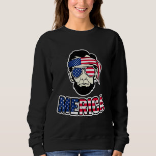 Sudadera Abe Lincoln 4 De Julio Merica Abraham Lincoln Ame