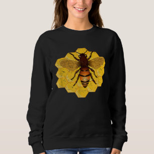 Sudadera Abeja Alumnos Granjeros De Miel Abeja Con Honeycom