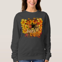 Sudadera Abeja, café