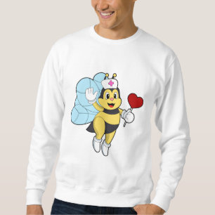 Sudadera Abeja como enfermera con corazón.PNG