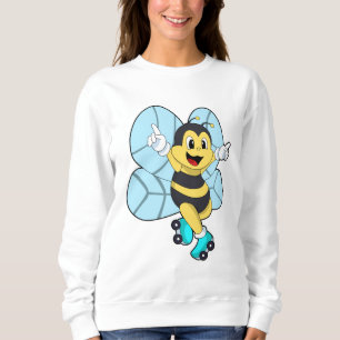Sudadera Abeja con patines de rodillos